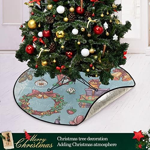 Џеј ЏОЈСЕЈ Божиќ Бел Порибување Торта Божиќ Благодарноста Стојат Дрво Мат Водоотпорен Кат Заштита Божиќ Празнична Дрво Мат За Божиќ