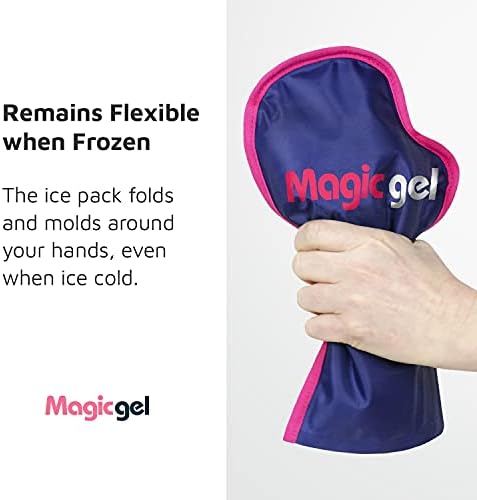 Средна големина топла или ладна ракавица мраз пакет за раце | Митен стил | Микробранова | Олеснување од артритис, хемо, егзема, синдром на карпален тунел, отечени и во