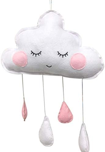 ИМИКЕЈА Бебе креветчето мобилен облак тавански креветче мобилен дожд од дожд се чувствуваше таванот што виси украси Детска соба мобилна висечка