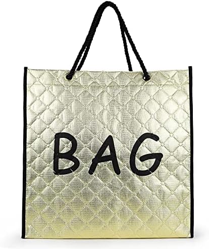 Преголема торба за женски точки, дополнителна голема капацитет за еднократна употреба на фолија што не е ткаена торба за купување, торба за подароци