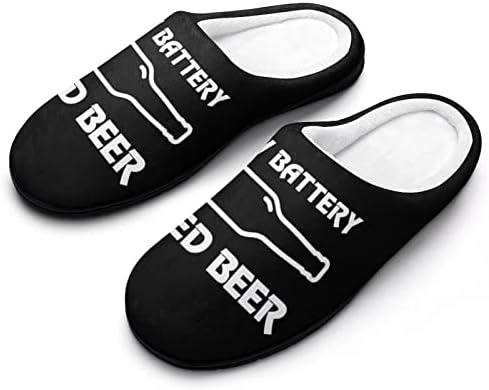 Симпатична мала батерија има потреба од пиво женски памук папучи лесни домашни чевли за домашни спални хотел