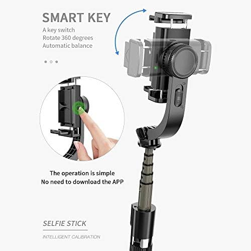 Штанд со боксер и монтирање компатибилен со iPhone 4 - Gimbal SelfiePod, Selfie Stick Extendable Video Gimbal стабилизатор за iPhone 4, Apple iPhone 4 - Jet Black
