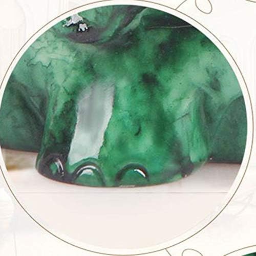 ЛДЕЛС Креативна сомнителна икона Ештрај, моден тренд личност стаклена пепелник, декорација на домашна дневна соба, слон жад сребрени заби