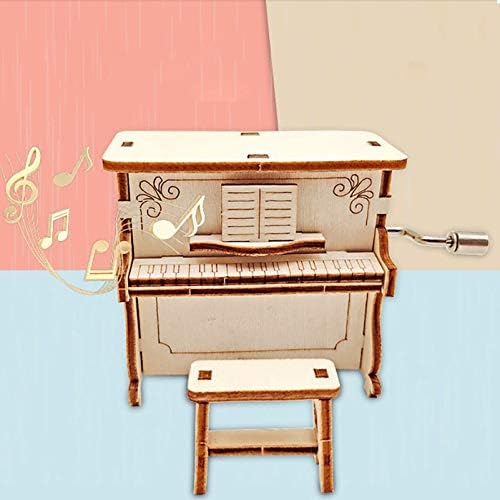 n/музичка кутија дрвена рака пијано форма музичка кутија тема роденденски подарок за забава свадбена музика подарок