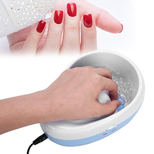Електричен сад за отстранување на лак за нокти, чинија за натопување на меурчиња за натопување мртва кожа омекнување на маникир алатка за нокти