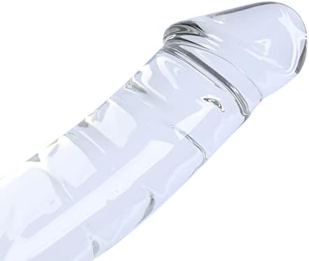 Аптитан 10,2 Голем чист двоен завршен стаклен дилдо двојно кристален пенис G-SPOT стимулатор женски мастурбатор