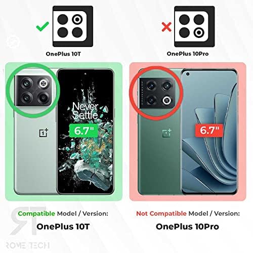 Рим Технологија Појас Клип Телефон Случај За OnePlus 10t 6.7 - Тенок Тешки Солиден Слајд Хип Футрола Покритие Со Kickstand