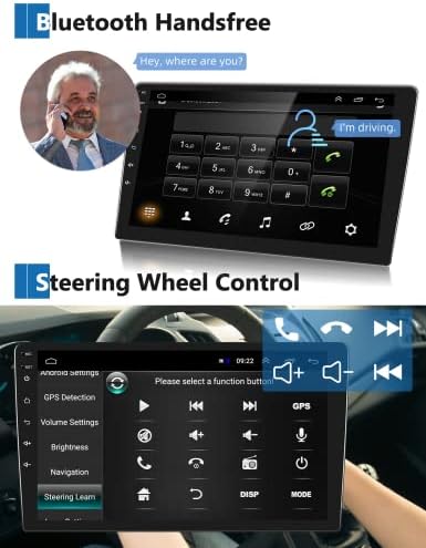 Андроид Автомобил Радио За Toyota Highlander 2007-2014, Екран На Допир Toyota Highlander Автомобил Стерео СО GPS Bluetooth WiFi