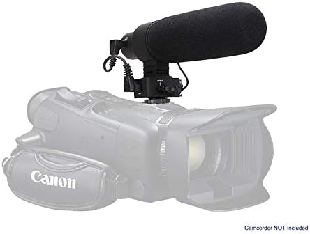 Напреден супер кардиоиден микрофон за Canon PowerShot G3 X со мртва мафта за ветерни мачки