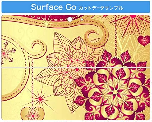 Покрив за декларации на igsticker за Microsoft Surface Go/Go 2 Ultra Thin Protective Tode Skins Skins 001212 Cheart Crystal