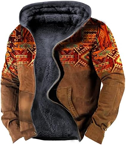 Dudubaby долга руно качулка најмек худи -машка машка камуфлажа спортови џемпер со долги ракави патент јакна со качулка, палто