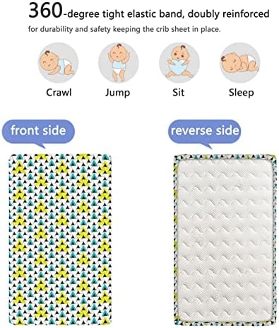Современ тематски вграден креветче за креветчиња, стандарден сад за садови за креветчиња, мек и истегнат лесен лист за креветчиња за