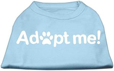 Производи за миленичиња од миленичиња, посвојувајте ме кошула за печатење на екран, xx-large, бебе сино