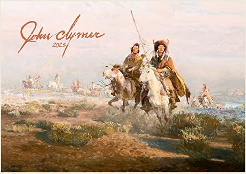 Ѕид Календар 2023 [12 страници 8 х12] Индијанци Живот Индијанци Од Џон Климер Гроздобер Западен Постер