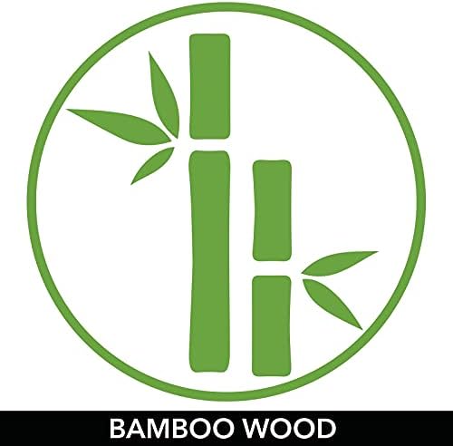 Mdesign Bamboo 9 Тркалезна Мрзлива Грамофонска Плоча Сузан, Длабока, Тенка И Мала Комбинација На Контејнери За Корпи За Складирање