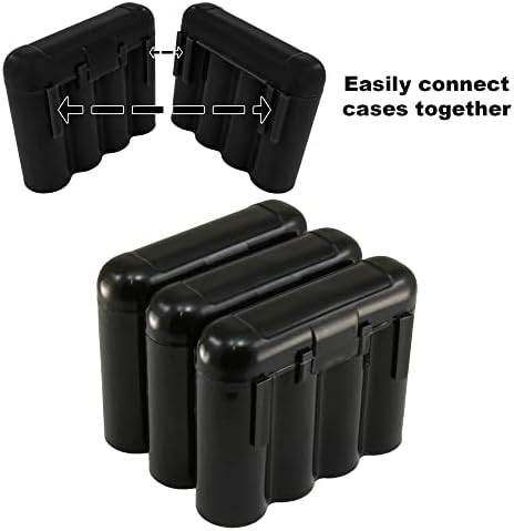 Battц Батерија 6 Црна Пластика Cases ААА Кутија За Чување Кутии