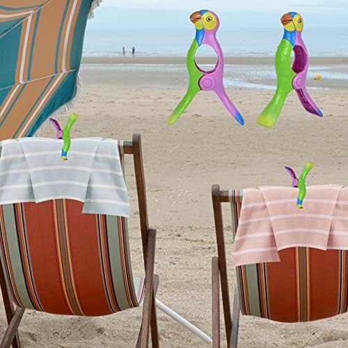Клипови За Крпи за плажа За Стол Пластични Штипки За Облека Со Големина На Џамбо За Лежалка За Базен Безбедни Клипови За Столови За Плажа