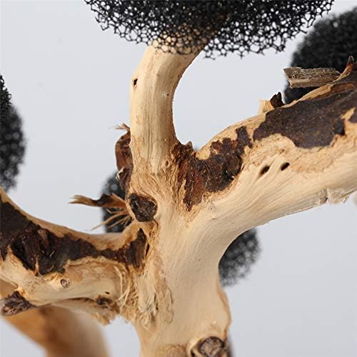 Групави мов Дрифтвуд дрво печурки Топиарна рамка Аквариум декорација Помогнете да се балансираат нивото на pH на вода Пејзаж рачно изработени