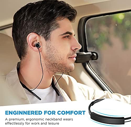 Безжични Слушалки, Безжични Слушалки За Bluetooth Etunsia, 10h Playtime-Bluetooth5.0 Слушалки Во Уво, IPX5 Водоотпорен со Прилагодено Полнење