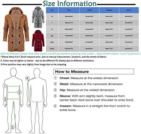 Ymosrh модни јакни за мажи со долги ветерници за ветерници, кардиган со средна должина џемпер, масти палто и јакни зима
