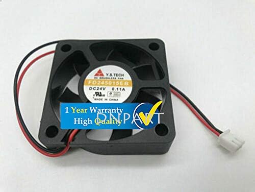 DNPART компатибилен за Y.S.Tech FD245015EB 24V 0,11A 50 * 50 * 15mm 5cm 2pin вентилатор за ладење