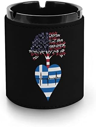Грција нас корен од срцев ритам, пушка од кожа од пепел цигари цигари држач за фиока за домашна канцеларија за автомобили