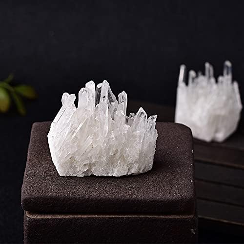 Ruitaiqin shitu 1pc природен кристален кластер суров кварц бел реики лековити камења кристална точка примерок дома декорација