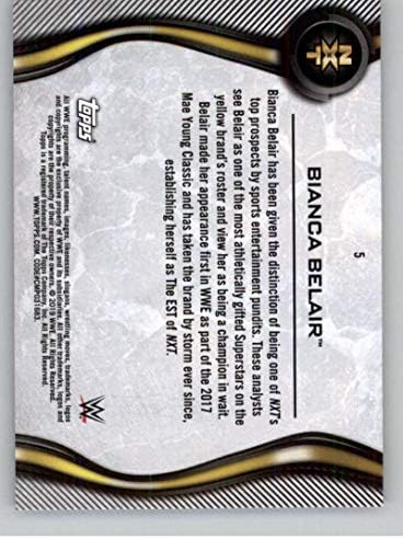2019 Topps WWE NXT список 5 Бјанка Белаир Трговска картичка за борење