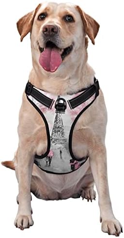 Куче Темперамент Париз Ајфеловата Кула Розова Цветни Миленичиња Прилагодлив Надворешен Елек Прицврстува Х-Голем