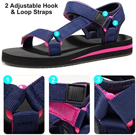 Додонски спортски сандали за жени жени отворени пети водни сандали плажа од одмор на плажа лежерни чевли