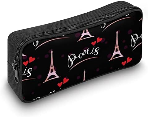 Париз романтична ајфелова кула молив торбичка торбичка торба со симпатична пенкало за државни простории за канцелариски кутии
