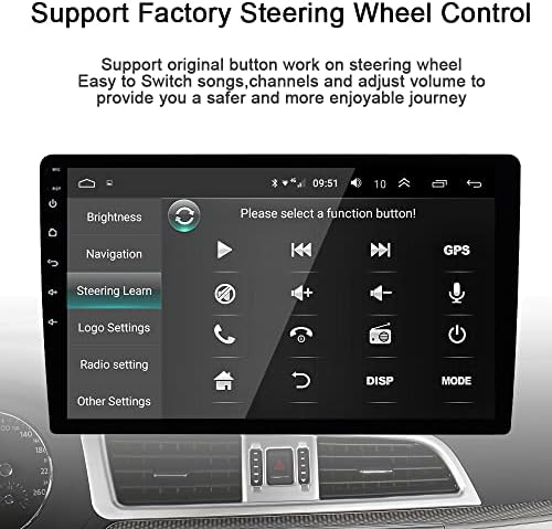 За Џип Компас 2011-2017  Автомобил Стерео Радио Андроид 12 Вграден безжичен Carplay Bluetooth Главата Единица 10 Инчен IPS GPS Навигација