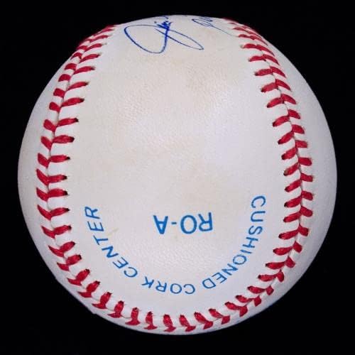 Супер Ретки Џим Сом Ловец Совршена Игра 5-8-68 Потпишан Бејзбол JSA XX49109-Автограм Бејзбол