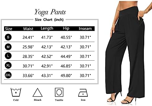 Сарин Метјус женски јога џемпери лабави удобни широки панталони за нозе влечење салон за пижама џогери со џебови