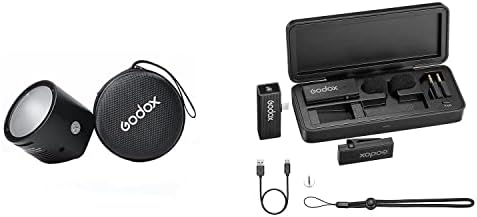 Godox H200R Ring Flash Head со Godox Movelink Mini UC KIT2 безжичен микрофон систем