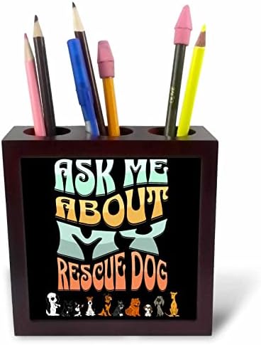 3дроза Симпатична Смешна Прашајте ме За Моето Спасување Куче Миленичиња И Љубители На Кучиња-Држачи За Пенкало За Плочки