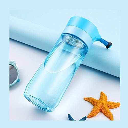 Qobnn Travel Tumbler мотивациски шише со вода од слама тритански бокал за вода, осигурете се дека пиете доволно вода секој ден за фитнес, шише