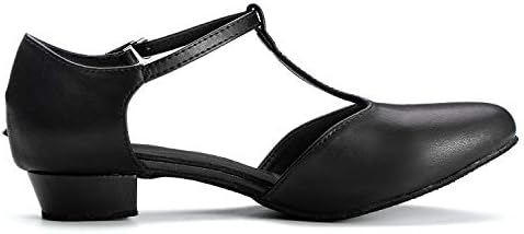 Облечи први станови танцуваат чевли жени со ниска потпетица оригинални кожни пумпи за латински салса чевли со салса, 1 “