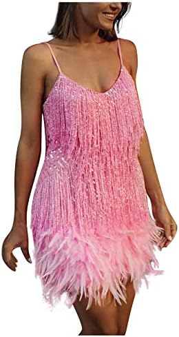 Twgone Sequin фустан за жени секси раб сјај шпагети ленти каросерија секси клубска ноќна забава матурска фустан
