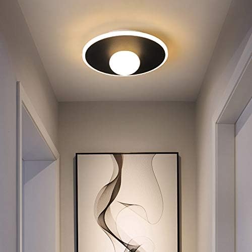 LED LED тавански тавански лустер ламба за спална соба за живеење просторија кујна креативност дома затемнета црна светлина тела