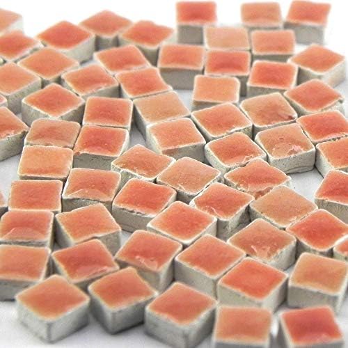 Мини керамички плочки 250 парчиња, лосос портокал, WR02