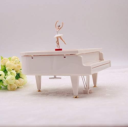 N/A Creative Mini Piano Model Музички кутија Метал Антички музички случај Свадба подарок Дома Декорација Нова Година Подароци Музички кутии