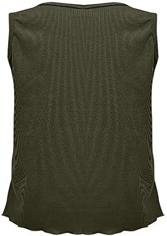 Frostluinai женски цврст резервоар врвови без ракави без ракави, лето-летни обични тренинзи маички