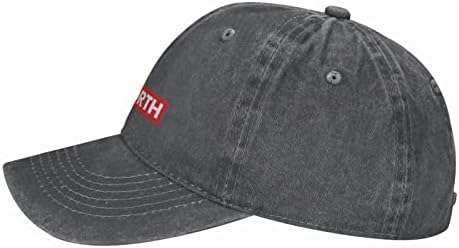 Кеннворт-88 капа прилагодлива смешна модна капа црна за мажи жени