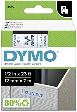 Dymo Standard D1 45014 лента за етикетирање, автентичен DYMO