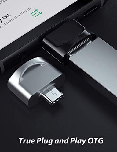 Tek styz USB Cенски до USB машки адаптер компатибилен со вашиот Samsung SM-A705F за OTG со полнач за тип-C. Користете со уреди за