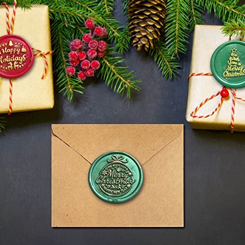 Јолакис Божиќ Восок Печат Печат, Среќен Божиќ Топката Запечатување Печат За Божиќ И Нова Година Картички Писма Запечатување