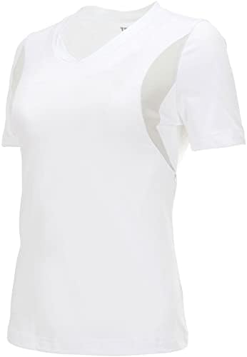 Женска Активна Облека Суво Вклопување Атлетска Влага Фитил Против Вратот Маици За Жени-Тренингот маица 1&засилувач; 2 Пакет