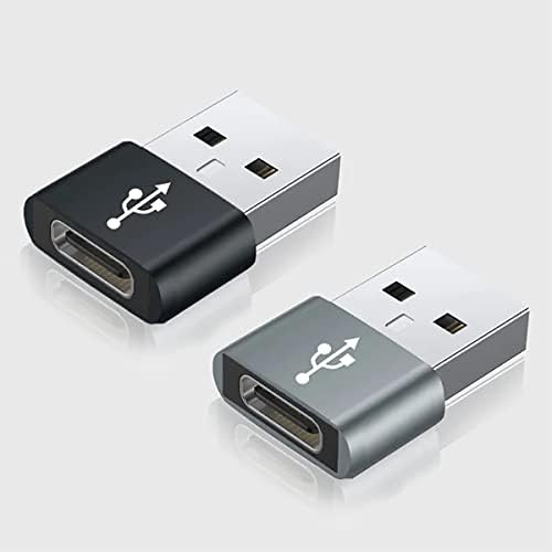 USB-C женски до USB машки брз адаптер компатибилен со вашиот Sony Xperia XA2 за полнач, синхронизација, OTG уреди како тастатура, глушец, поштенски