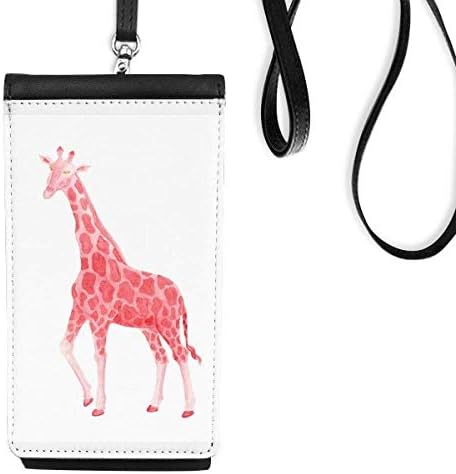 IUCN загрозени животни црвена жирафа телефонска паричник чанта што виси мобилна торбичка црн џеб